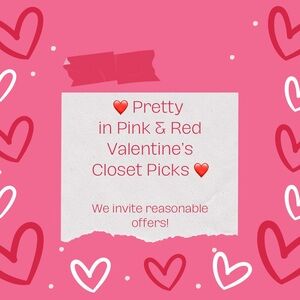 Valentine's Pink and Red Picks